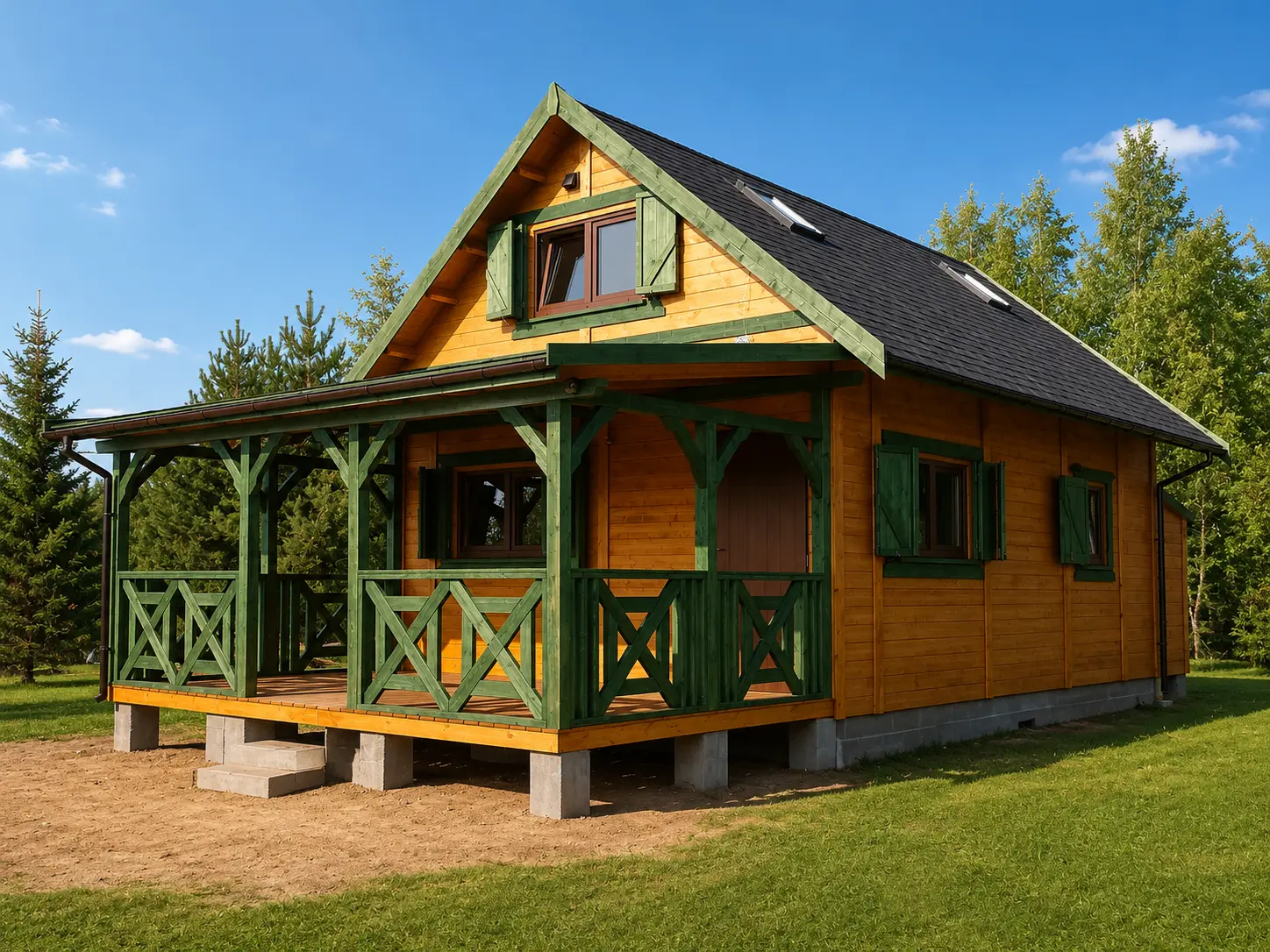 Domek Marcel II - 5x5m (SSZ)