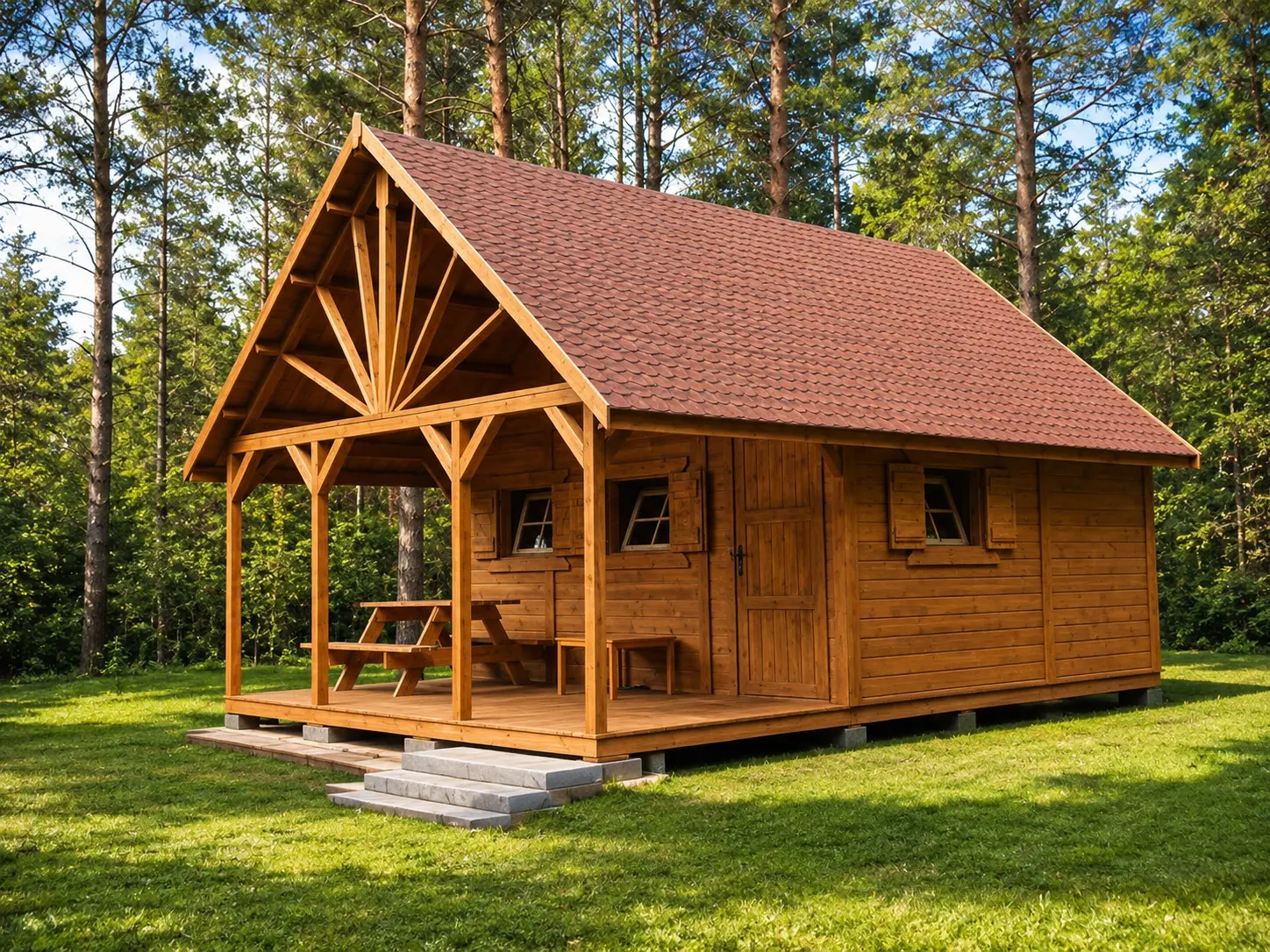 Domek Olek 7,7x4,5m (SSZ)