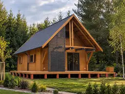 Leon III Cabin 6m x 5.8m + 6m x 2m Terrace (SSO) - photo 7