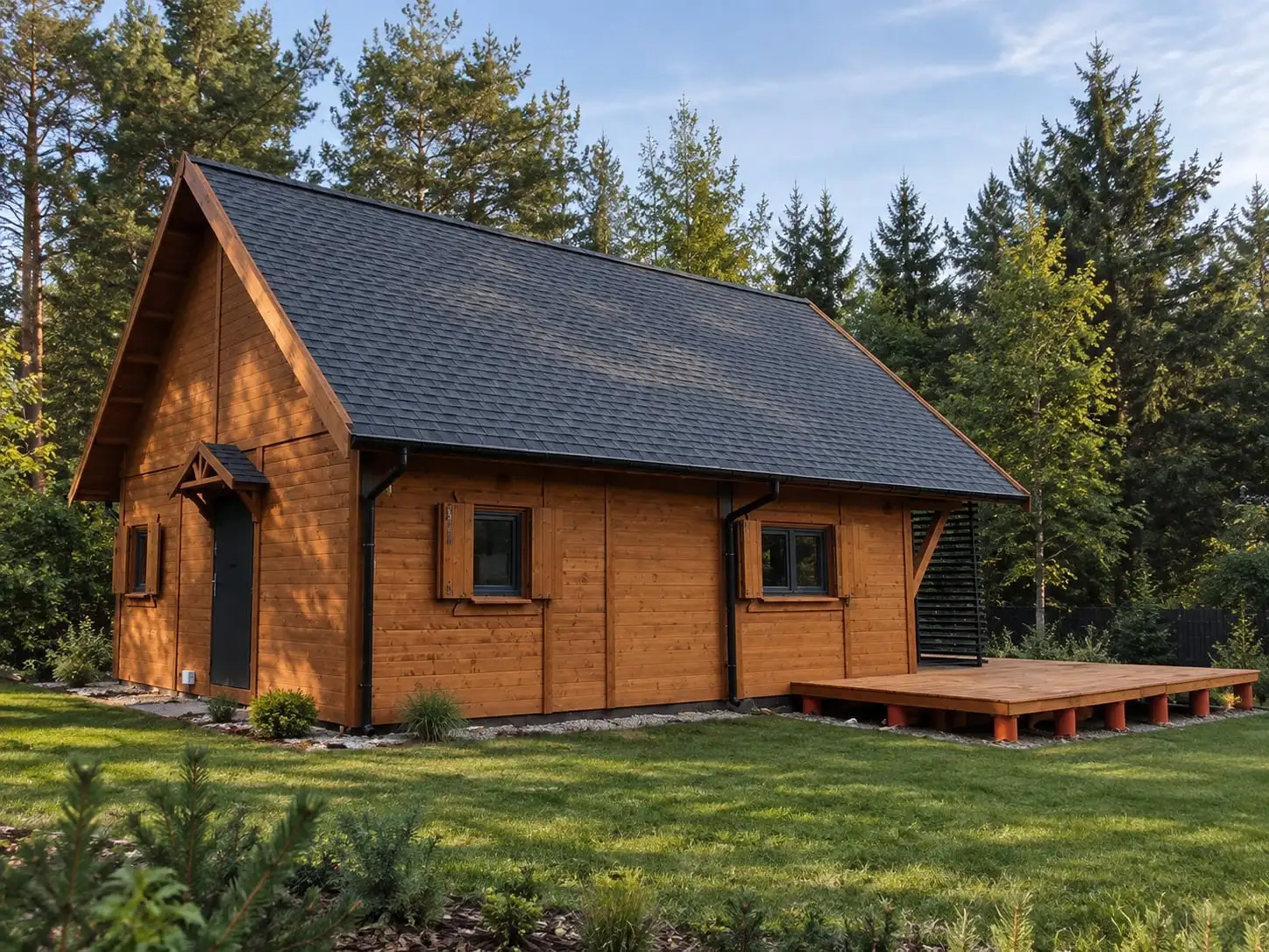 Leon III Cabin 6m x 5,8m + 6m x 2m Terrace (CRA)