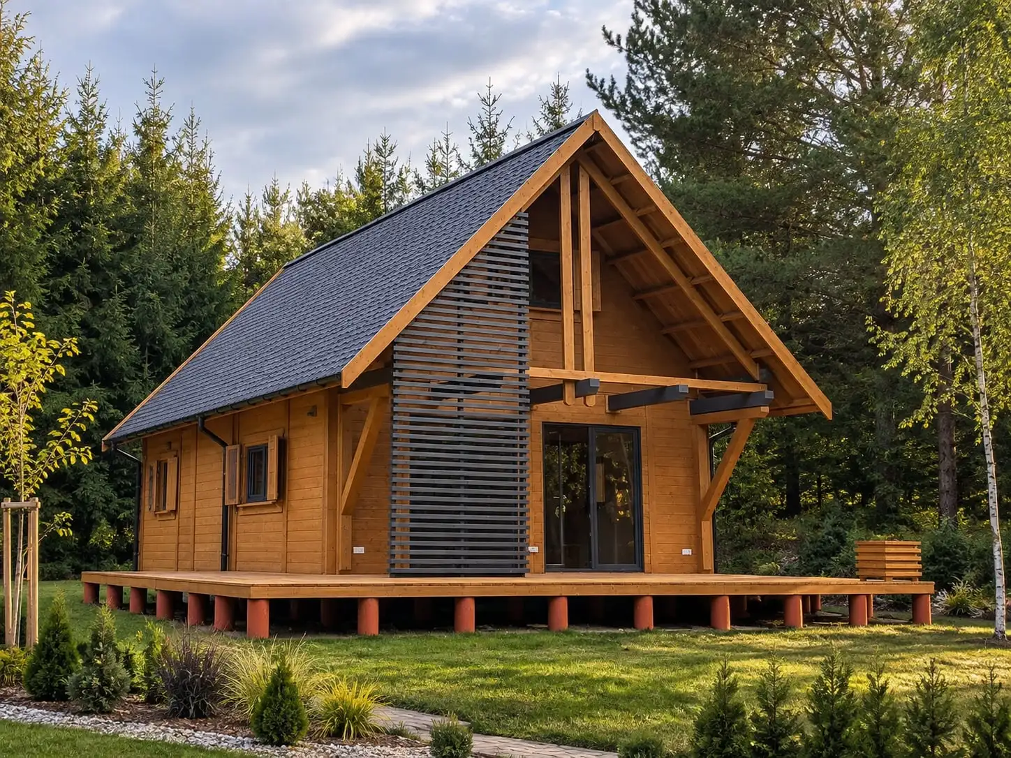 Leon III Cabin 6m x 5,8m + 6m x 2m Terrace (CRA)