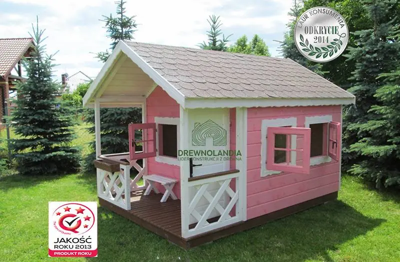 Drewniany Domek Dla Dzieci Kitty III - 2,8x2m