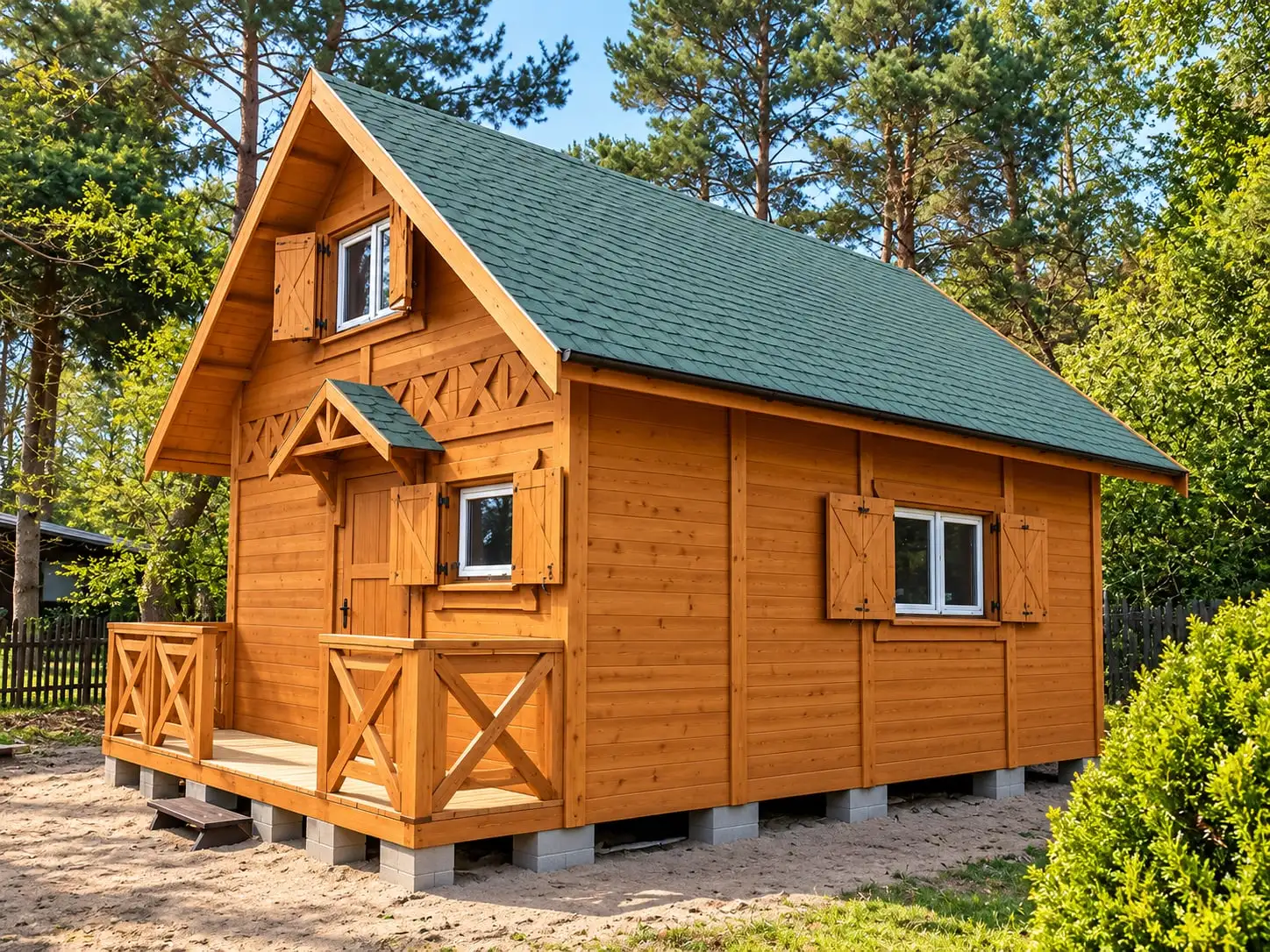 Domek Mikuláš II - 5x5m (SSO)
