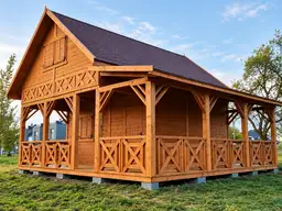 Olaf Cabin 7x5m with 7x2m Side Terrace (WT2021) - photo 7