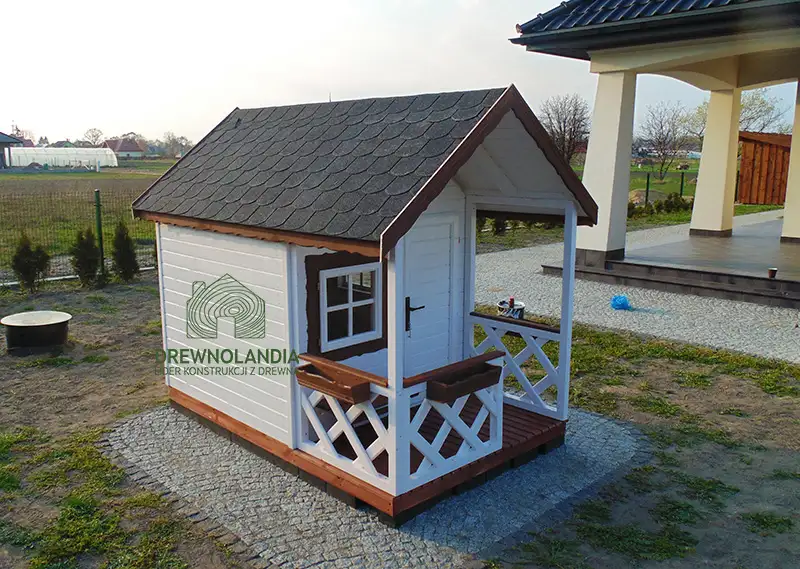 Drewniany Domek Dla Dzieci Kitty III - 2,8x2m