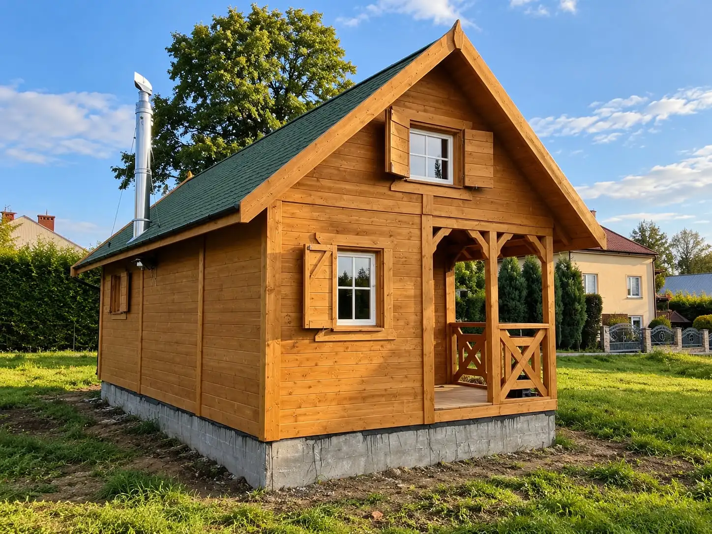 Chata Wiktor 8x4 - 32 m² (CRA)