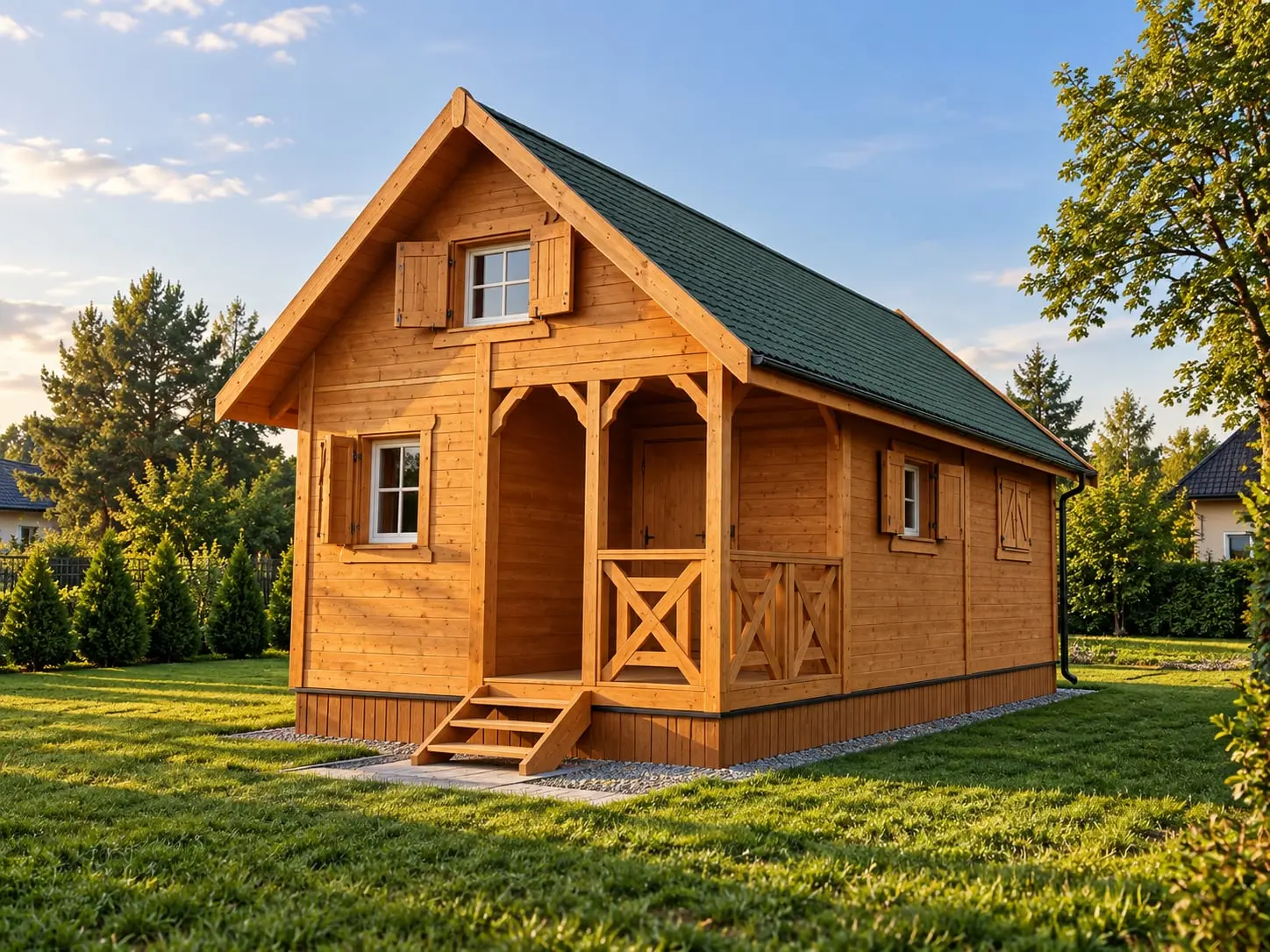 Chata Wiktor 8x4 - 32 m² (CRA)