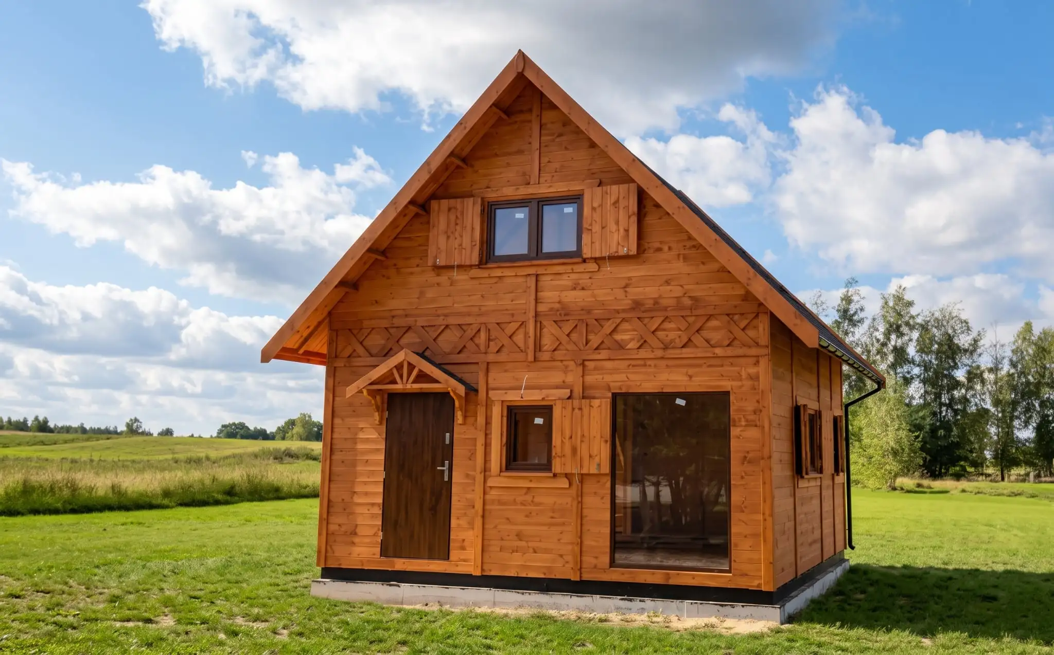 Holzhaus Wiktor V - 5,9x5,9m (CRA)