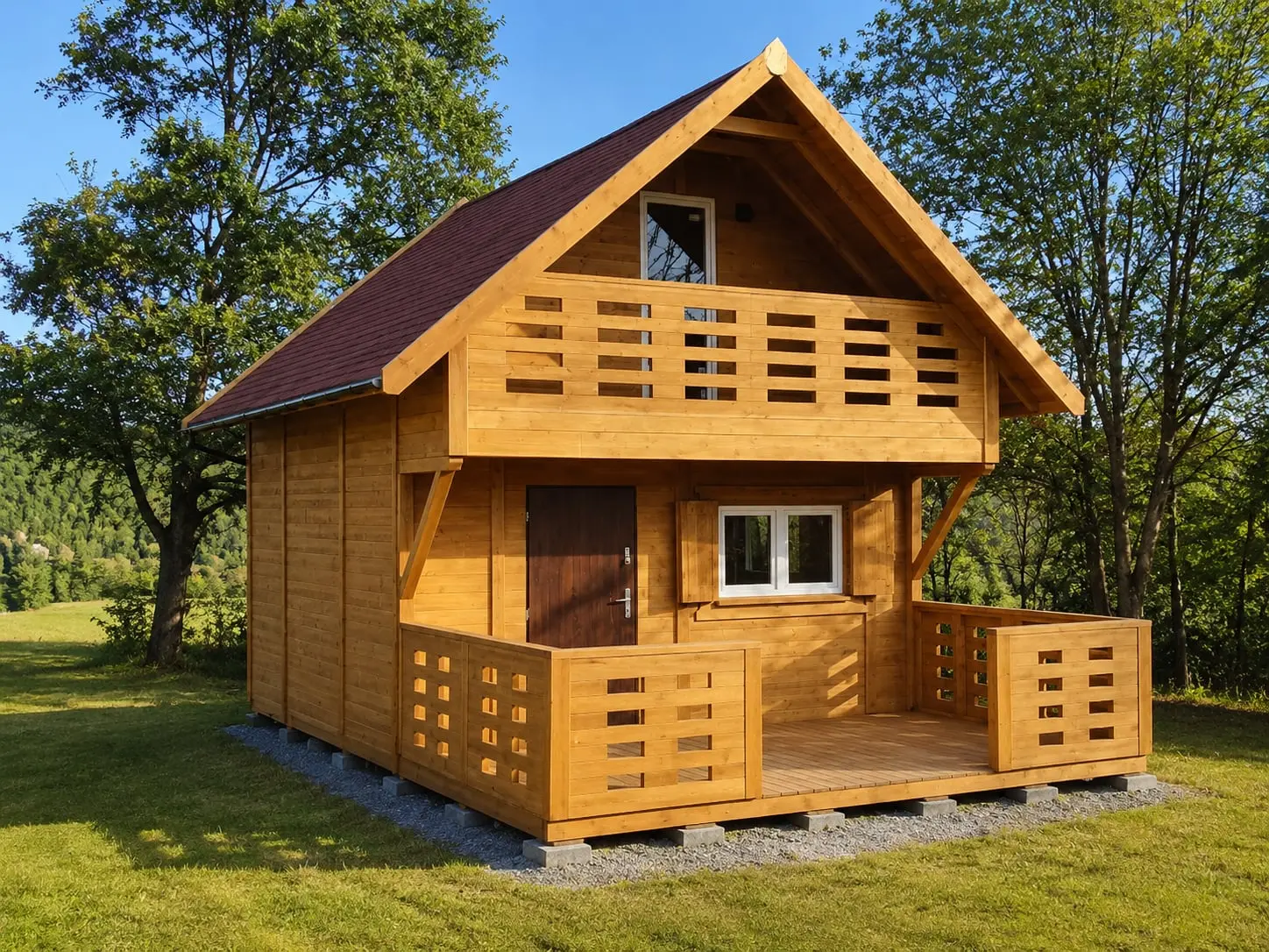 Holzhaus Igor - 5x5m (CRA)
