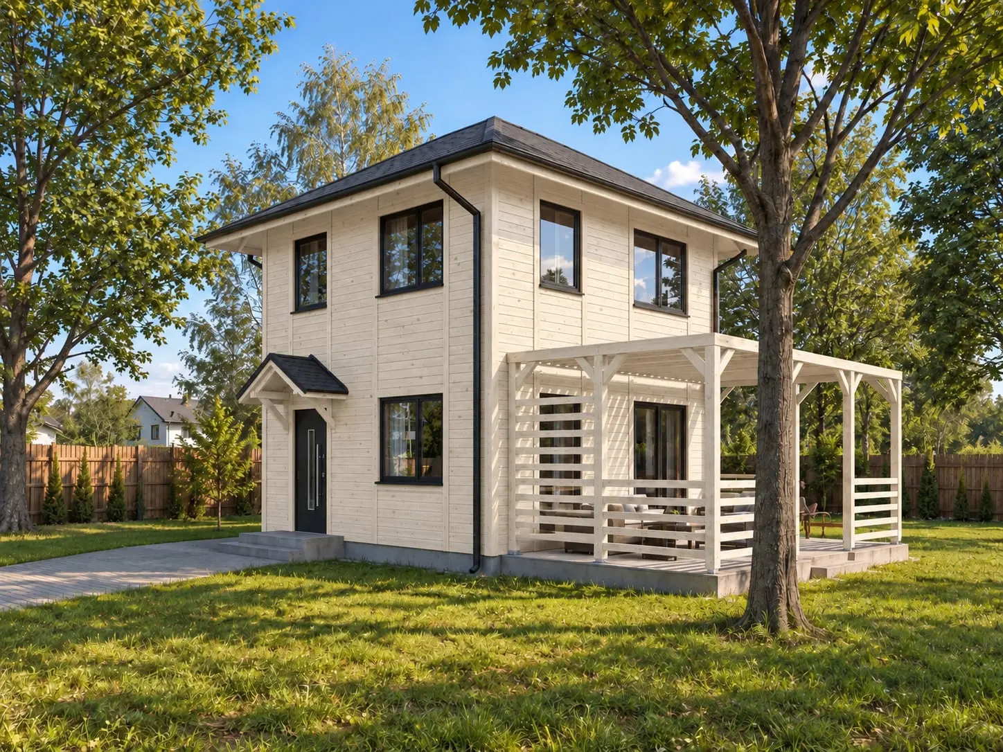 Holzhaus Łukasz – 35 m² (WT2021)