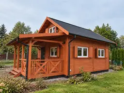 Holzhaus Marcel IV - 5,9 x 5,9m (WT2021) – Foto 1