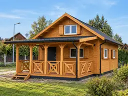 Holzhaus Marcel IV - 5,9 x 5,9m (WT2021) – Foto 9