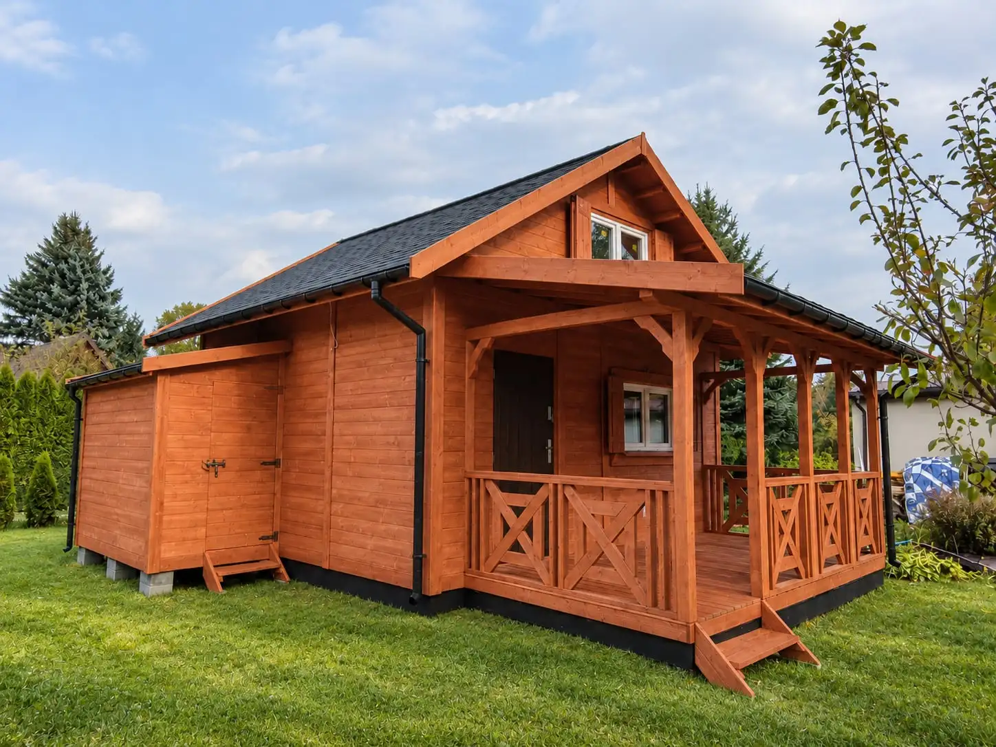 Holzhaus Marcel IV - 5,9 x 5,9m (WT2021)
