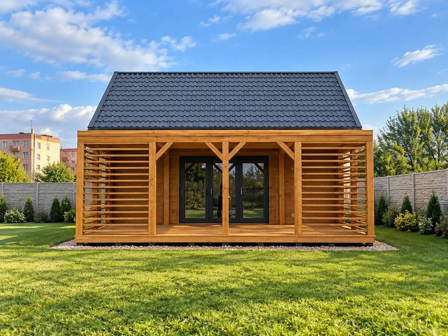 Domek Tomasz - 7x5m + taras 7x3,5m (SSZ)