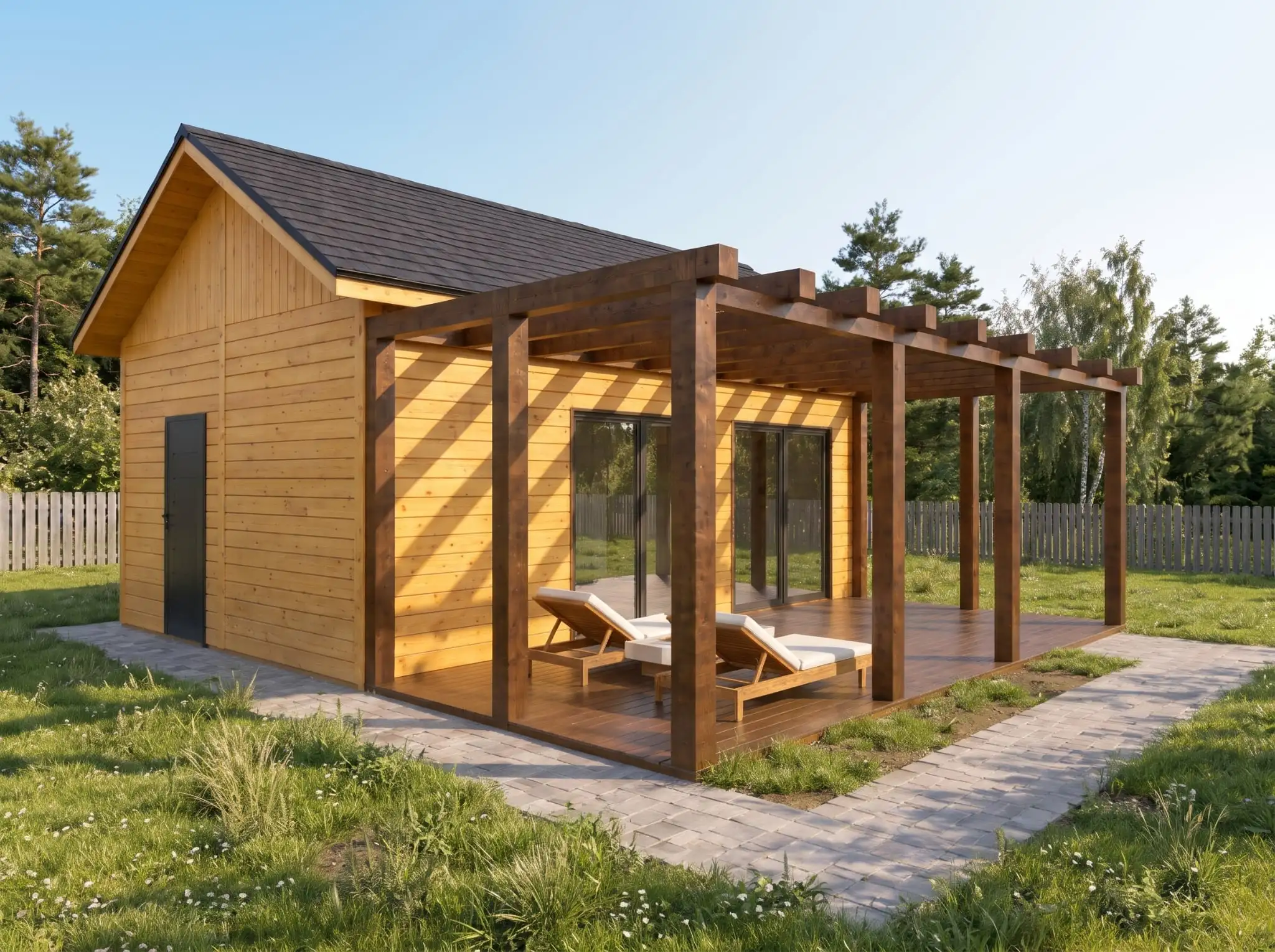 Domek Tomasz - 7x5m + taras 7x3,5m (SSZ)