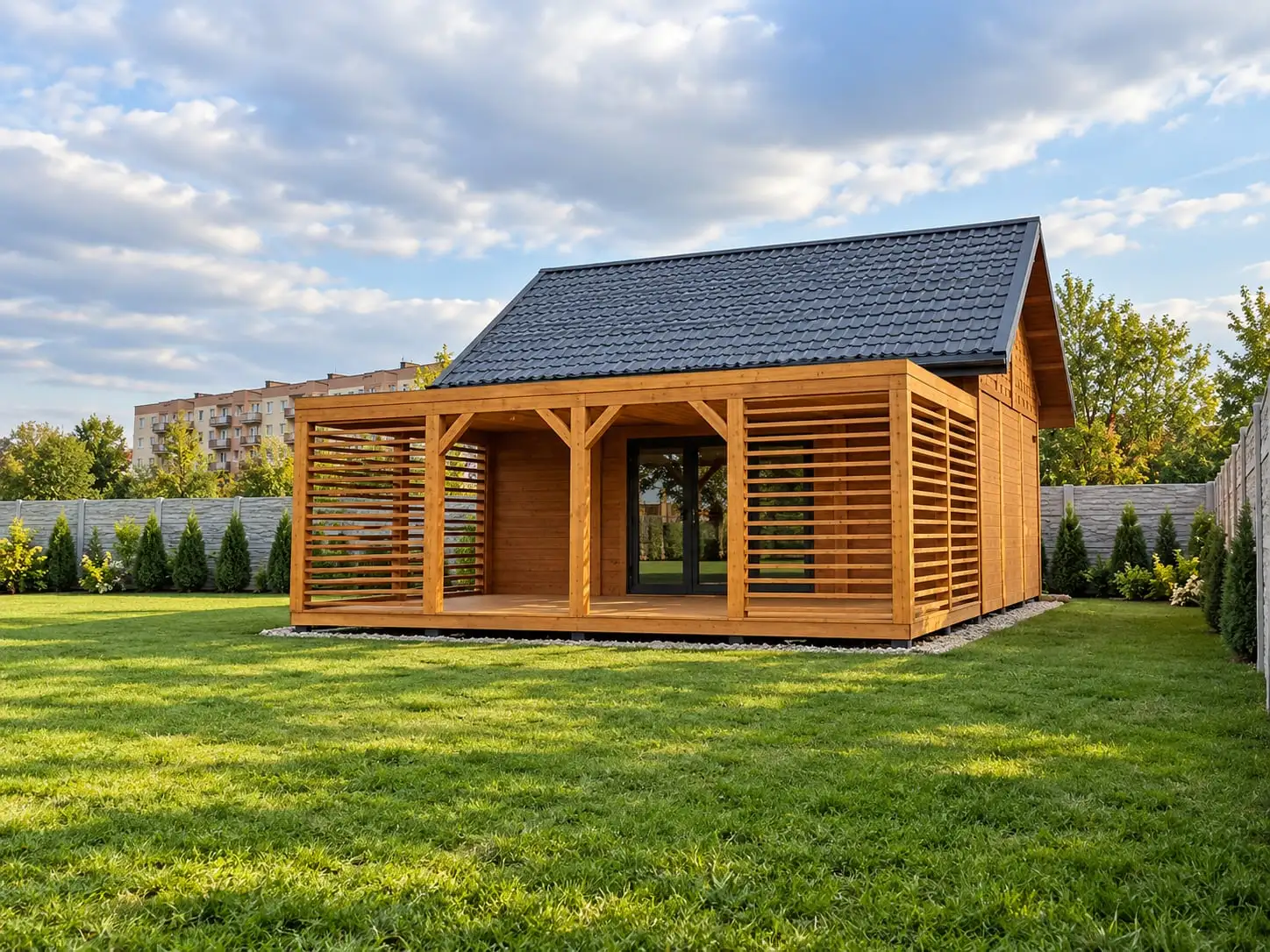 Domek Tomasz - 7x5m + taras 7x3,5m (SSO)