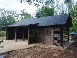 Wiata garazowa na dwa samochody