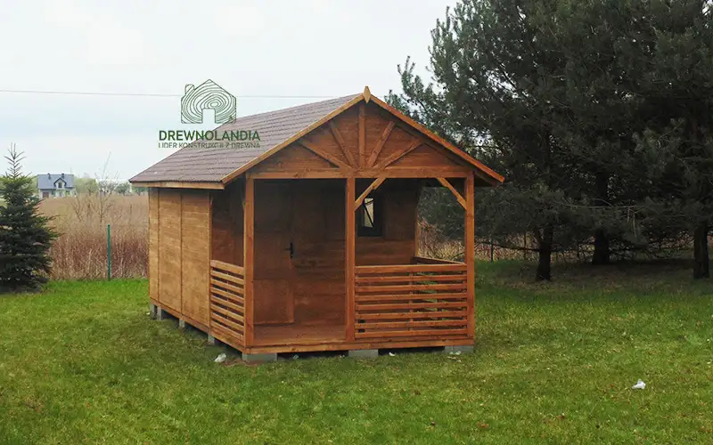 Domek  Aleksander - 6x4m, domek z drewna 