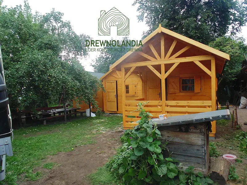 Domek  Aleksander - 6x4m, domek z drewna 