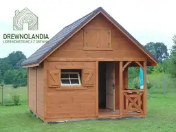 Domek samo drewno bez pozwolen