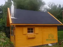 Domki drewniane taras cena