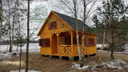 Dom letniskowy drewniany 35m