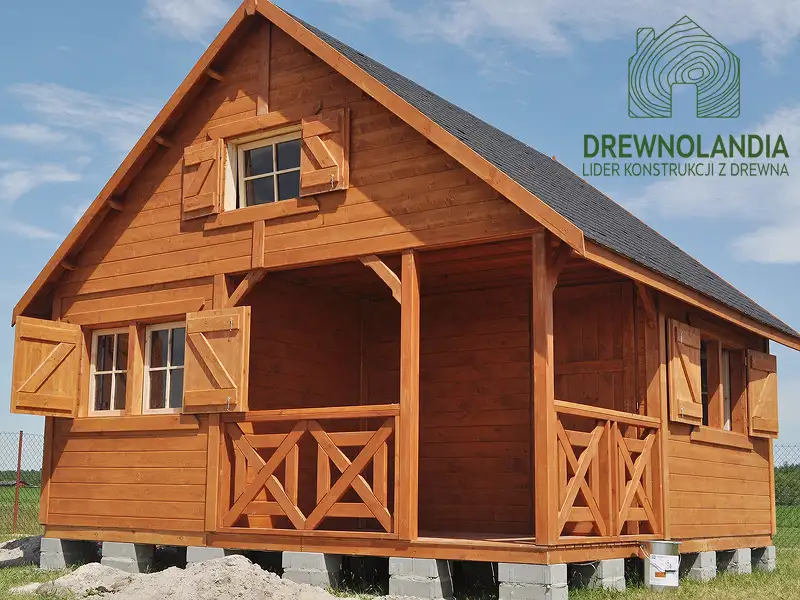 domek letniskowy z piętrem