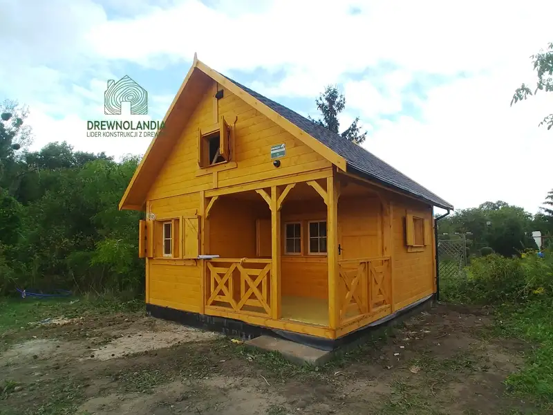 Chatka z drewna cena