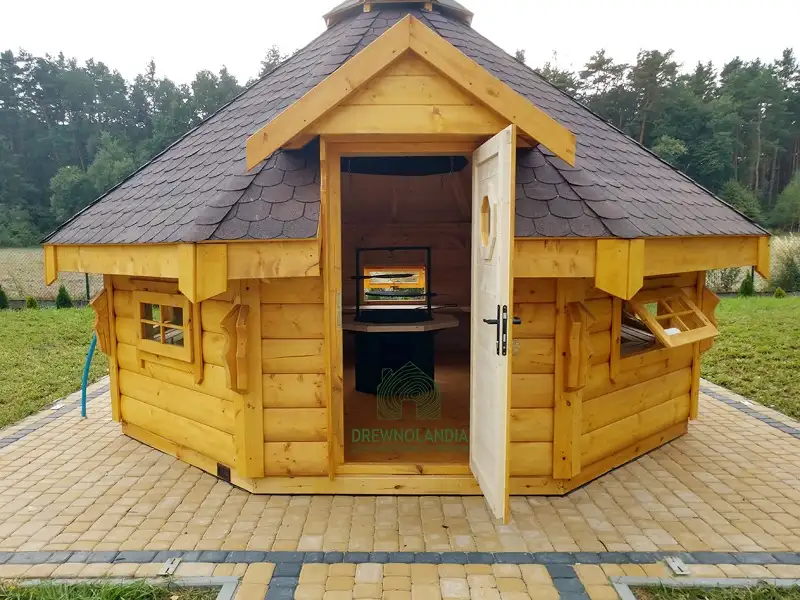 Drewniany Domek Grillowy Jan - 4,8m 