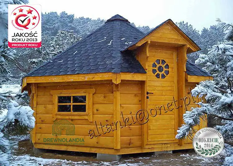 Drewniany Domek Grillowy Jan - 4,8m 