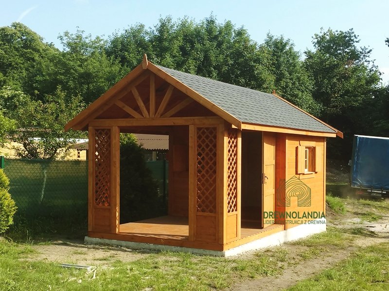 Altanka domek na dzialke drewnolandia