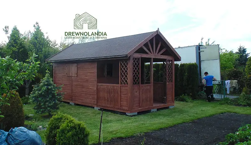 Domek z drewna Adrian - 6x3m