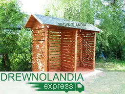 Tania wiata drewutnia na drewno