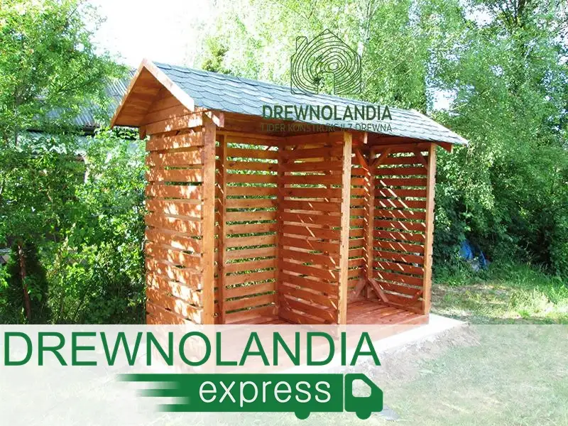 Tania wiata drewutnia na drewno