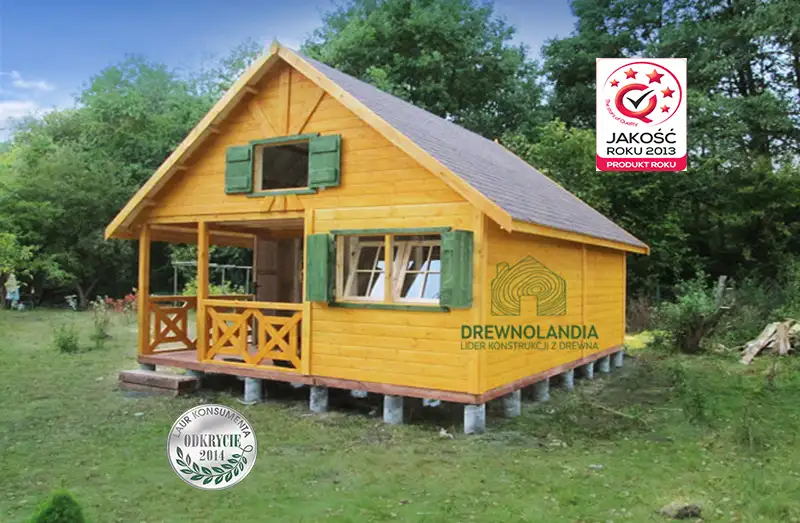 Domek drewniany Wiktor III - 5x6m 