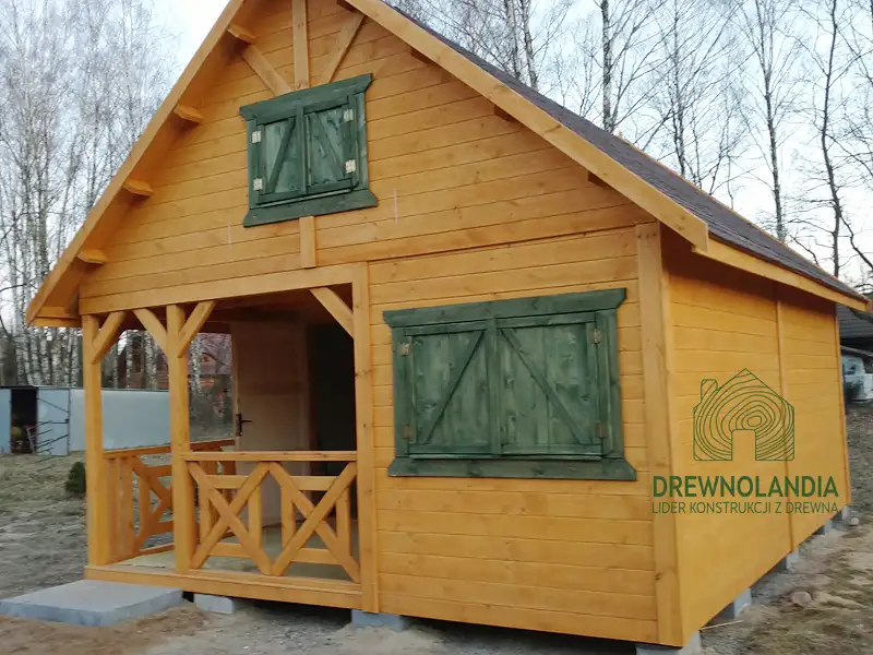 Domek drewniany Wiktor III - 5x6m 