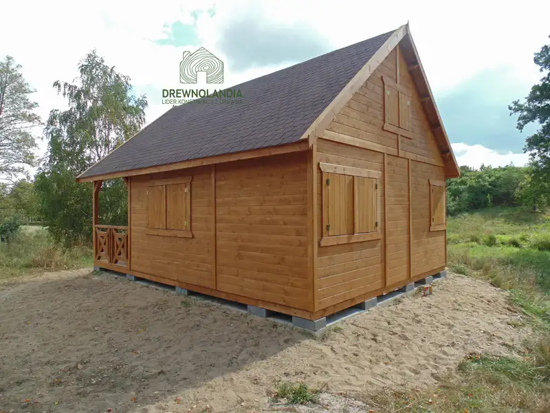 Domek drewniany Wiktor III - 5x6m 