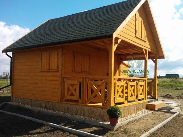 Domek drewniany na dzialke 2017