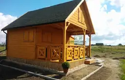 Domek drewniany na dzialke 2017