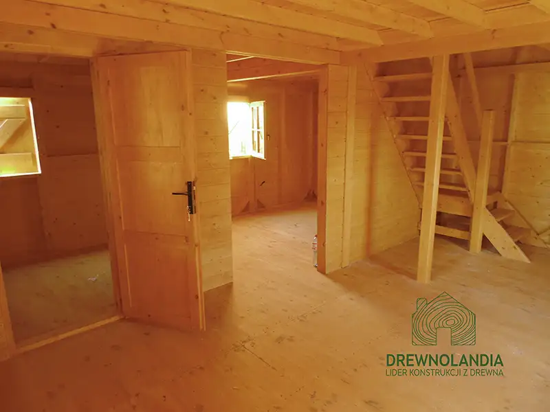 Domek wypoczynkowy z poddaszem