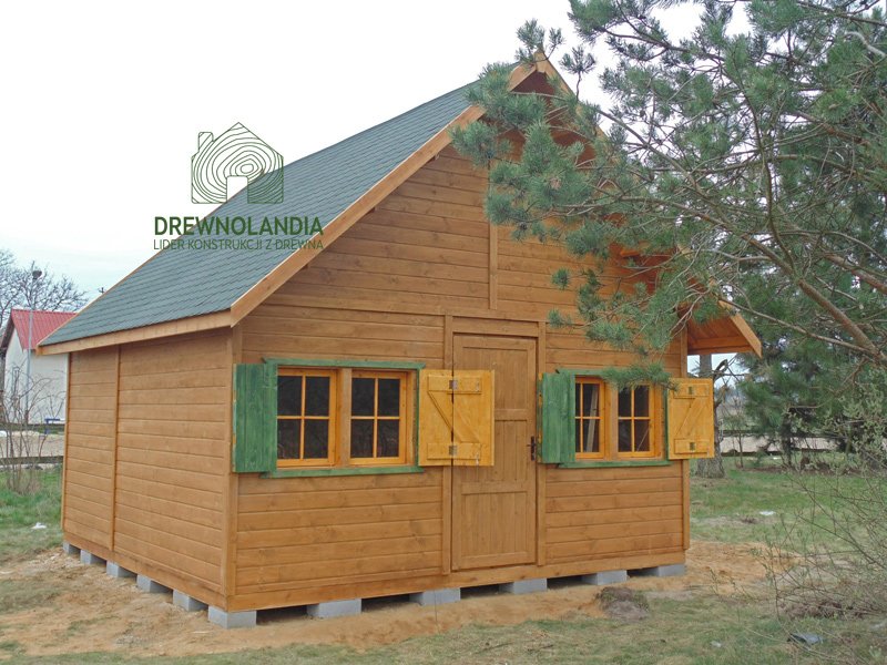 Rekreacyjny domek drewniany do 35 m2