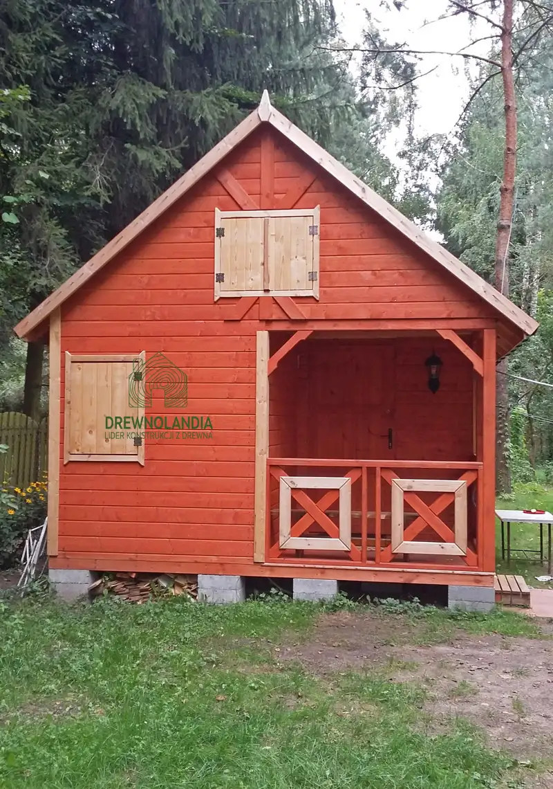 Domek ogrodowy z drewna Wiktor - 8x4m 