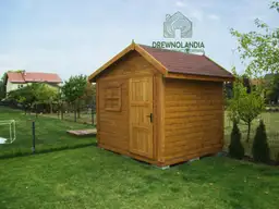 Domek drewniany magazynek Lowicz