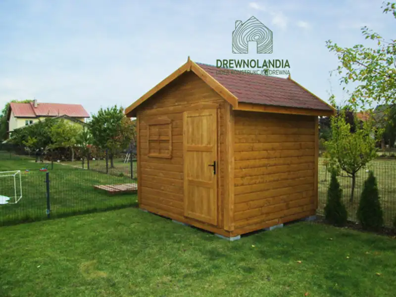 Domek drewniany magazynek Lowicz