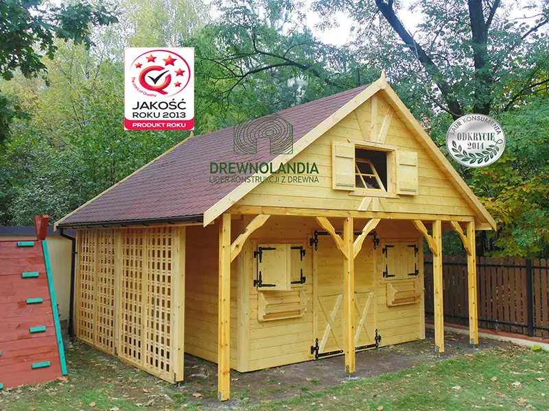 Domek narzędziowy z poddaszem Baltazar - 5x5m 