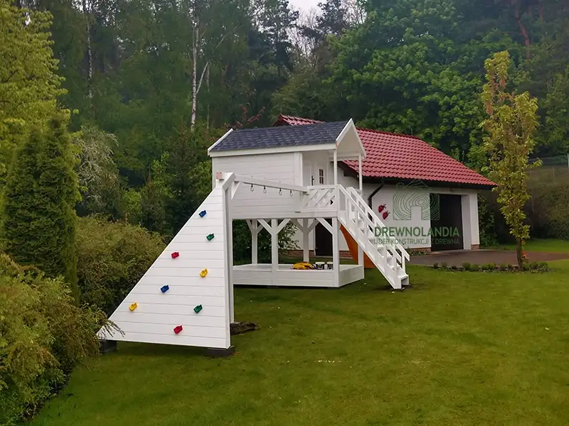 Domek ogrodowy Dla Dzieci Lolek - 2,8x2m z huśtawką 