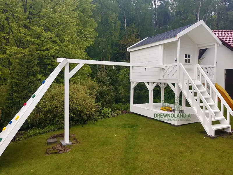 Domek ogrodowy Dla Dzieci Lolek - 2,8x2m z huśtawką 