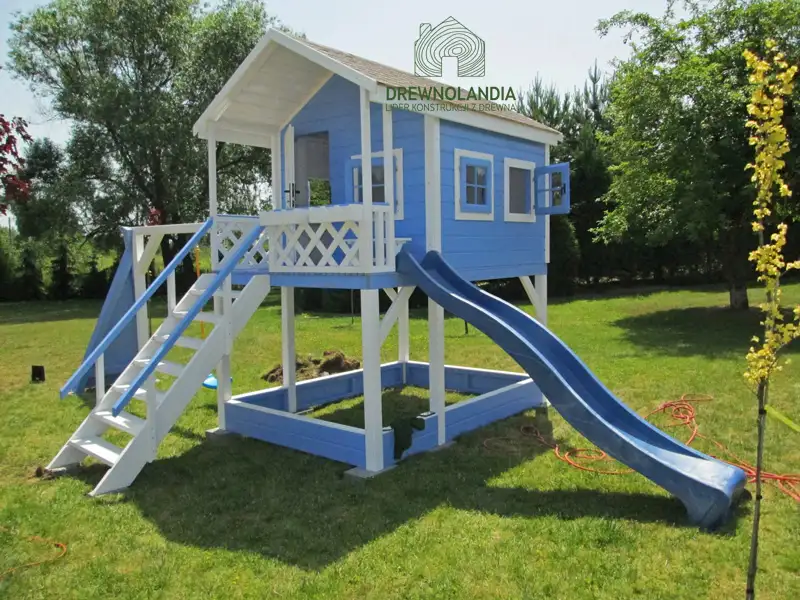 Domek ogrodowy Dla Dzieci Lolek - 2,8x2m z huśtawką 