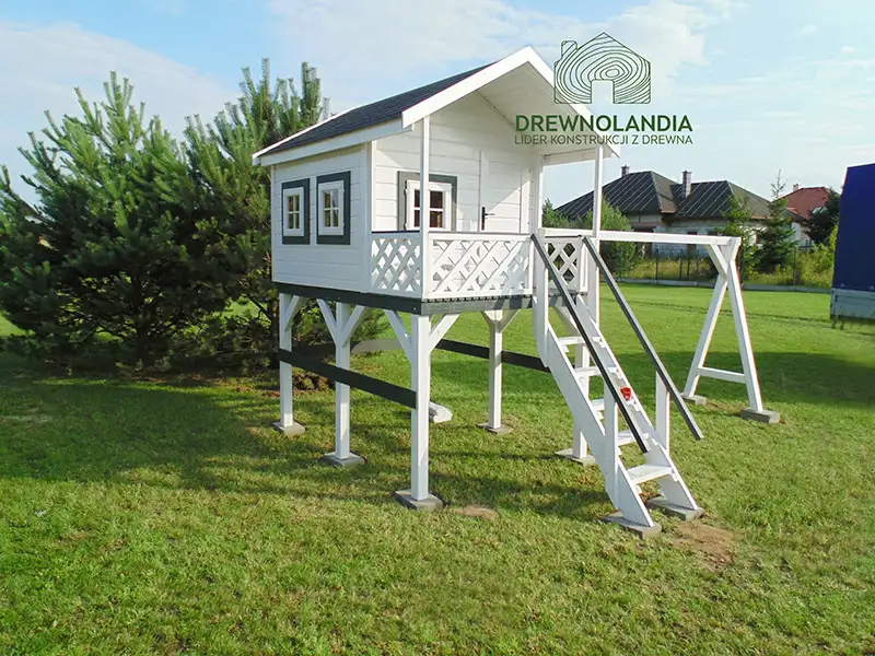 Domek ogrodowy Dla Dzieci Lolek - 2,8x2m z huśtawką 