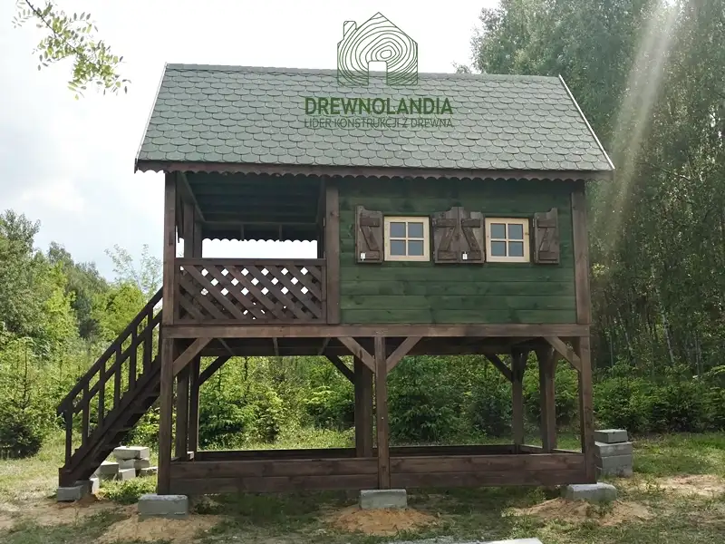 Domek dla dzieci drewniany do zabawy